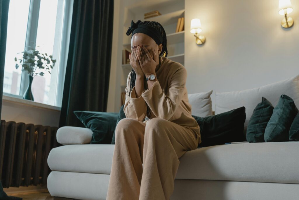 A person suffering from alcohol abuse.