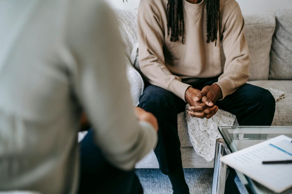 A man in therapy for a benzo addiction.