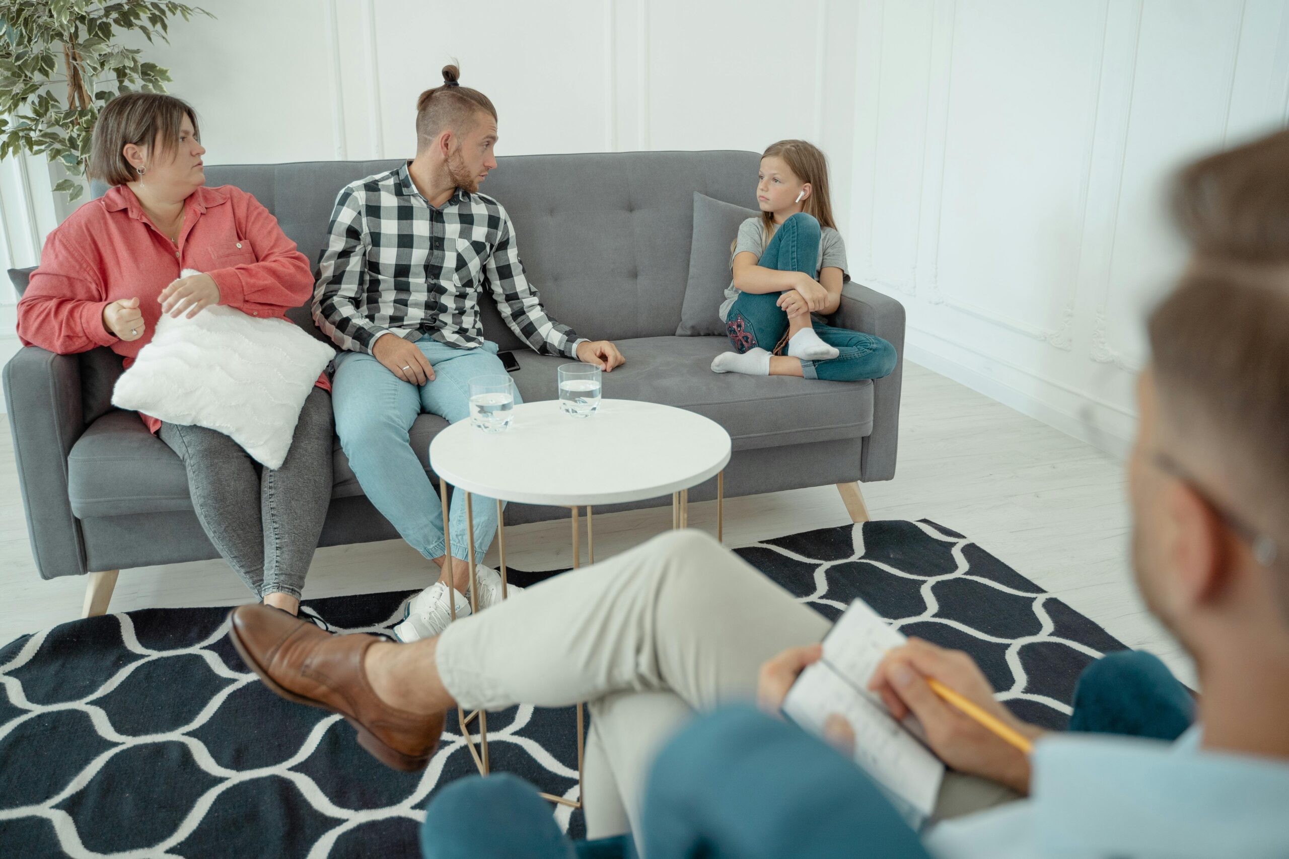 A family therapy session at Keys Behavioral Health in Tewksbury, MA.